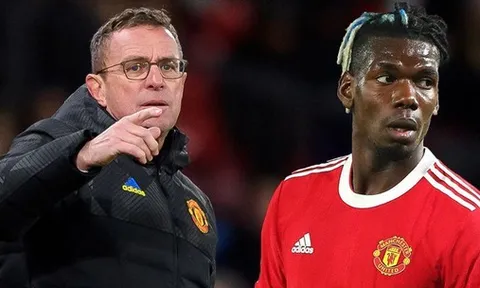 Pogba phàn nàn về vị trí thi đấu, Rangnick lên tiếng chấn chỉnh