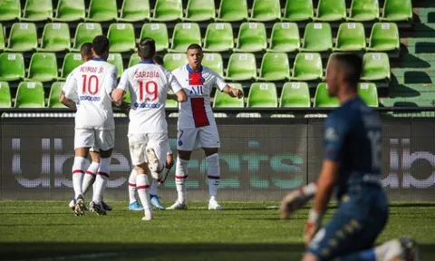 PSG đại thắng Metz, cuộc đua ở Ligue 1 vẫn siêu kịch tính