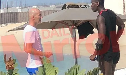 Quá rõ lý do Zidane gặp gỡ riêng Pogba ở Dubai