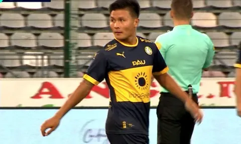 Quang Hải vào sân trong hiệp 2, Pau FC thua ngược Quevilly