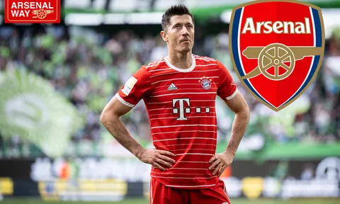 Quyết định của Lewandowski giúp Arteta sở hữu song sát 67 triệu bảng