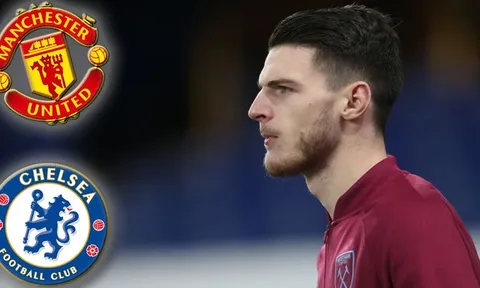 M.U hay Chelsea? Declan Rice có lẽ đã chọn sẵn bến đỗ tiếp theo