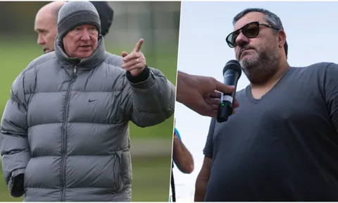 Raiola: 'Tôi cóc quan tâm Alex Ferguson nói gì'