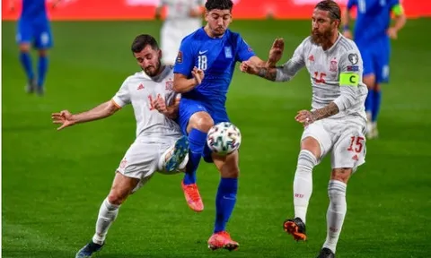 Ramos rời sân khó hiểu, TBN ngậm ngùi chia điểm với Hy Lạp