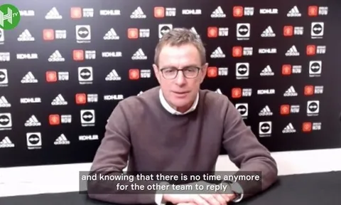 Rangnick: Khoảnh khắc vô cùng cảm xúc