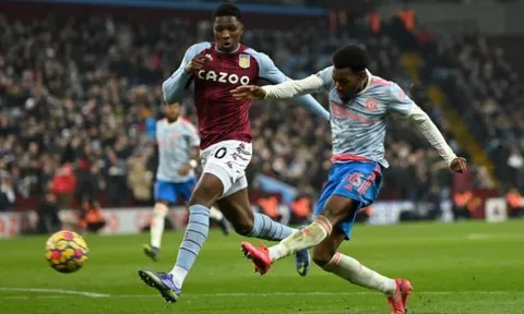 Rangnick nhận xét về Elanga sau trận hòa Aston Villa