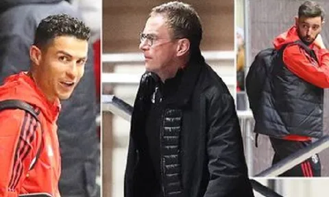 Rangnick và cầu thủ M.U đến Lowry giữa tin đồn rạn nứt