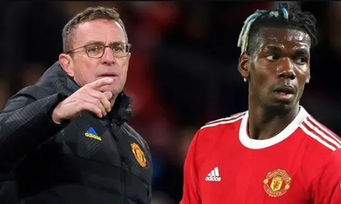 Rangnick xác nhận, rõ khả năng ra sân của Pogba trận Middlesbrough