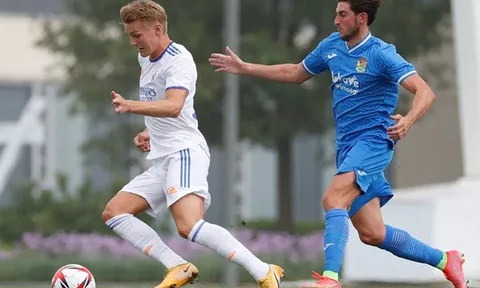 Real rèn quân dưới cái nóng, Odegaard sớm ghi điểm trong mắt Ancelotti