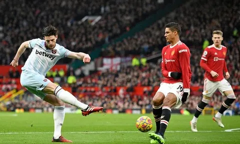 Rice đá thế nào trước Man Utd? Có đáng để Quỷ đỏ chi 100 triệu?
