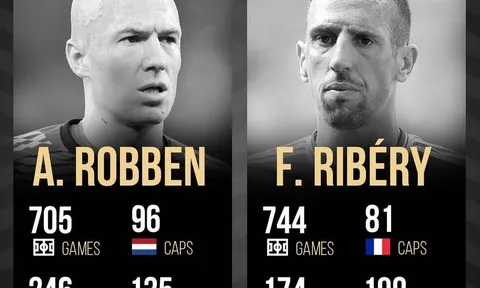 Robben vs Ribery, ai mới là người xuất sắc hơn?