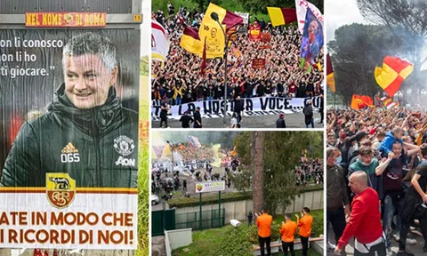 Tức giận với Ole, CĐV Roma hành động đặc biệt