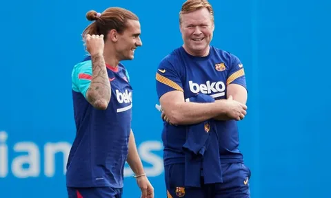 Ronald Koeman lên tiếng về tương lai Messi và Griezmann tại Barca
