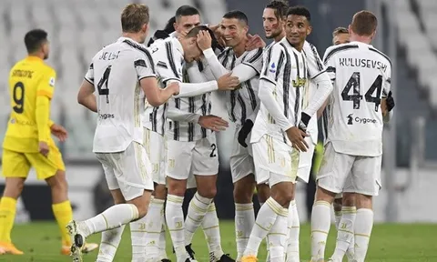 Ronaldo bùng nổ, Juventus 'phà hơi nóng' vào Milan trên BXH Serie A