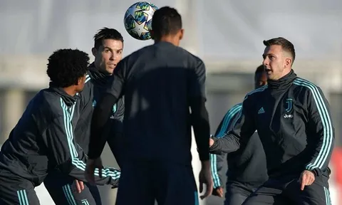 Ronaldo không nở nụ cười trước trận gặp Atletico Madrid