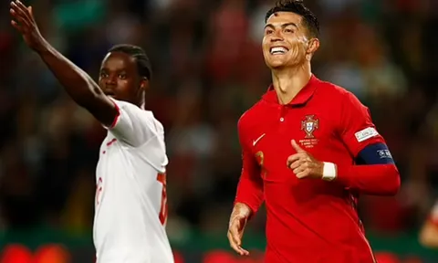 Ronaldo lập cú đúp, Bồ Đào Nha 'nghiền nát' Thụy Sĩ