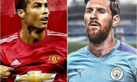 Ronaldo, Messi đồng loạt đổ bộ nước Anh, derby thành Manchester sẽ là "El Clasico 2.0"?