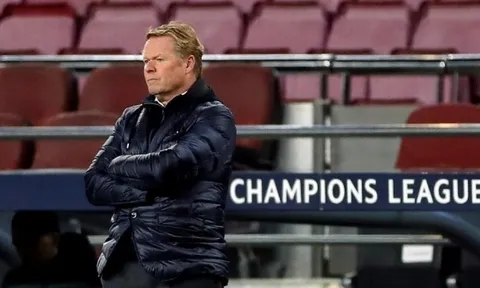 Ronaldo phá lưới Barca, HLV Koeman đau đớn nói 1 điều