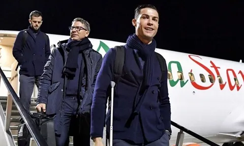 Ronaldo rạng rỡ, sẵn sàng giúp Juventus đánh bại Bayer Leverkusen