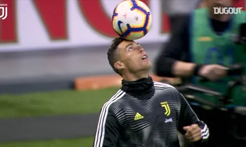 Ronaldo trình diễn kỹ thuật trước đại chiến với Inter Milan