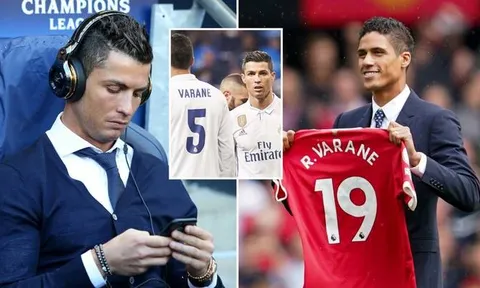 Ronaldo trở lại Man Utd, Varane nói luôn 4 từ