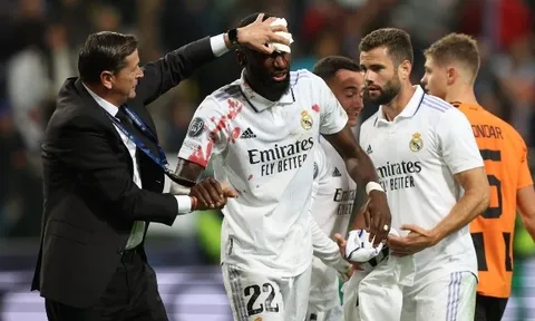 Rudiger đổ máu giúp Real thoát thua; PSG nhọc nhằn giữ 1 điểm
