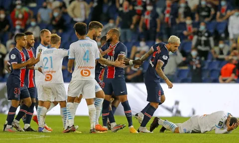 CHÍNH THỨC! Đã có án phạt cực nặng cho trận cầu bạo lực PSG - Marseille