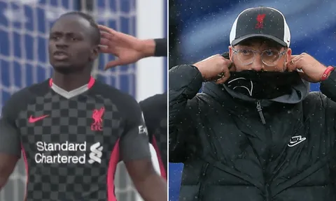 Klopp lý giải nguyên nhân khiến Mane bực bội rời sân