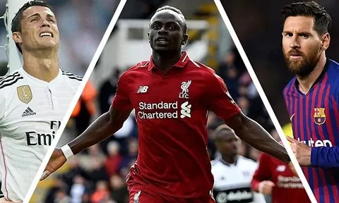 Sadio Mane vui vì được so sánh với Ronaldo, Messi