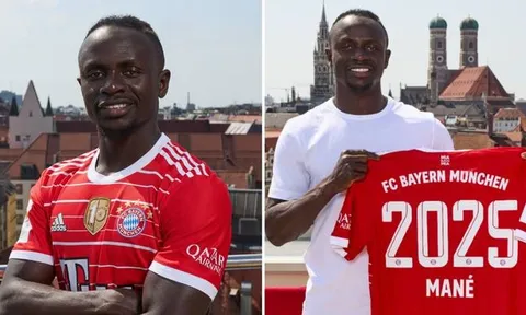 Sadio Mane xếp thứ mấy trong top cầu thủ đắt giá nhất Bayern?