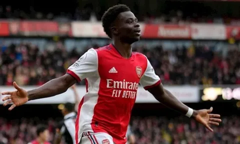 Saka định đoạt tương lai ở Arsenal