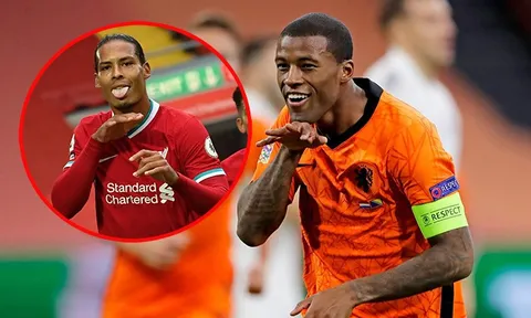 Sao Liverpool lý giải việc "sao chép" kiểu ăn mừng của Van Dijk