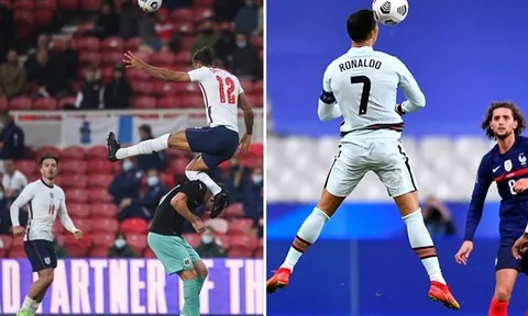 Sao tuyển Anh "đè đầu cưỡi cổ" đối thủ, tái hiện khoảnh khắc Ronaldo
