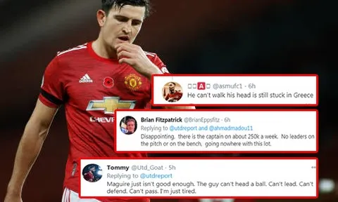Sau Pogba, CĐV Man Utd tiếp tục sỉ vả 1 trung vệ sau trận thua Arsenal
