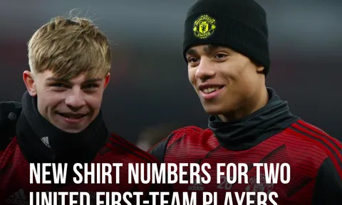 CHÍNH THỨC! Man Utd trao số áo huyền thoại cho Mason Greenwood
