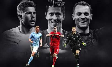 CHÍNH THỨC! Công bố 3 ƯCV danh hiệu "Cầu thủ hay nhất năm", không CR7 lẫn M10