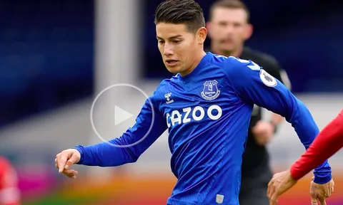XONG! Everton đón nhận cú sốc mang tên James Rodriguez