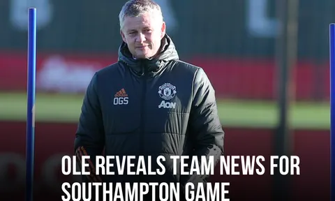 XONG! Man Utd mất 4 cái tên trận đấu gặp Southampton