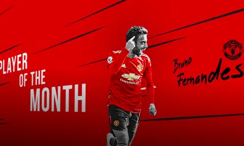CHÍNH THỨC! Man Utd công bố cầu thủ hay nhất tháng 11