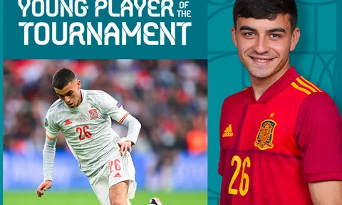 CHÍNH THỨC! Sao độc nhất vô nhị đoạt giải cầu thủ trẻ hay nhất EURO 2020