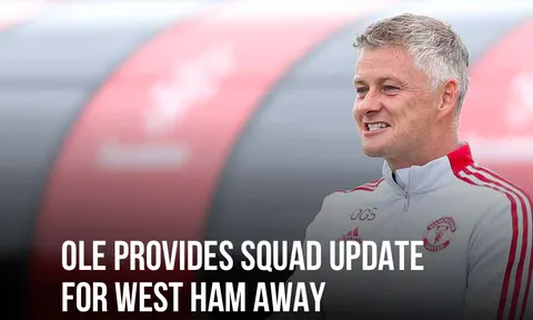 Đội hình M.U đấu West Ham: Tình trạng Cavani, 5 cái tên vắng mặt