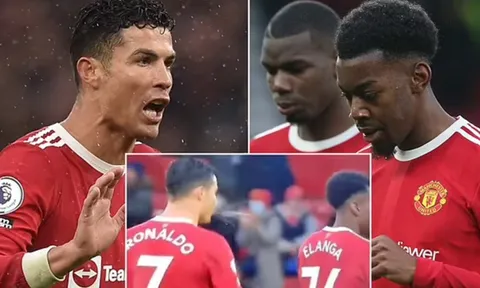 CĐV Man United: "Ronaldo đã phun nước bọt vào người Elanga"