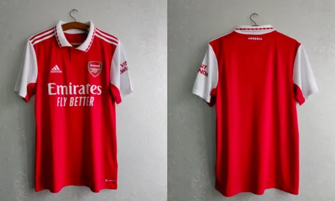 Arsenal rò rỉ áo sân nhà mùa tới, sẵn sàng cho Champions League