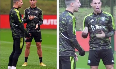 5 điều rút ra sau buổi tập của Man Utd: Thái độ của Ronaldo; McTominay gian lận
