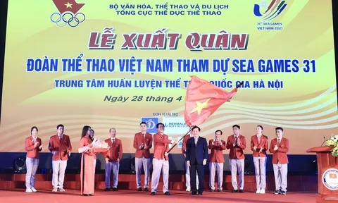 Lễ xuất quân của đoàn thể thao Việt Nam tại SEA Games 31