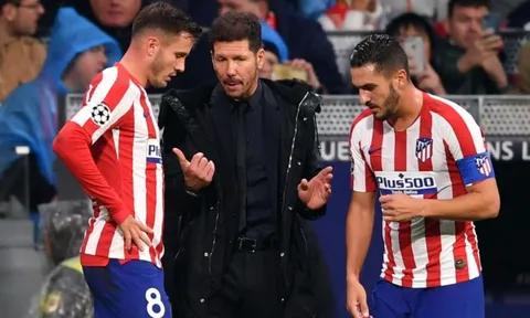 Simeone thay đổi, "chiến binh" của Atletico bị cho ra rìa?