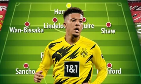 Sở hữu Sancho, Man Utd có thể sử dụng 3 sơ đồ chiến thuật