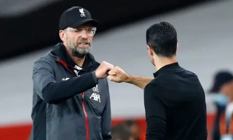 So sánh khởi đầu của Arteta ở Arsenal với khởi đầu của Klopp ở Liverpool