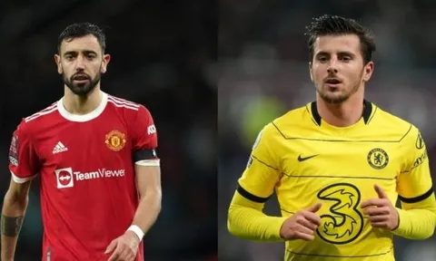 So sánh số liệu thống kê của Bruno Fernandes với Mason Mount