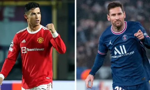 So sánh thành tích của Messi tại PSG với Ronaldo tại Man Utd